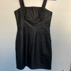 Abercrombie and Fitch leather mini dress